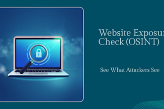 perform public website exposure and misconfiguration check osint