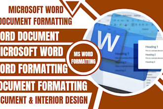 professionally microsoft word document formatting ms word edit document design