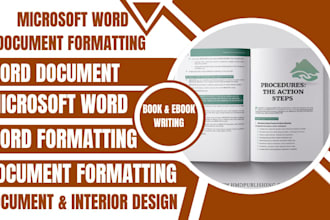 professionally format and design microsoft word documents