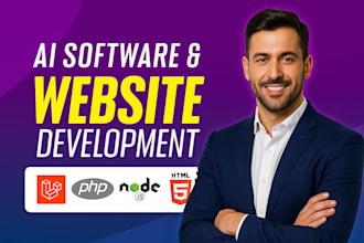 develop chatgpt ai website ai saas app ai chatbot ai software