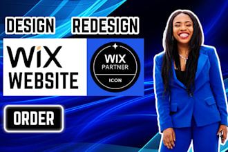 design or redesign a modern, responsive wix website