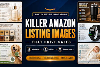 craft amazon product listing images