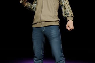 create 3d character for nft collection