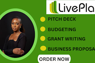 use liveplan to pitch your ideas with a compelling presentation