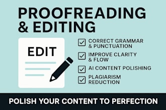 proofread, edit, and polish your content to perfection
