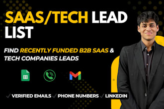 build a b2b targeted lead list for your saas or tech startup