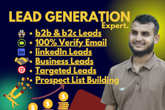 do high quality b2b lead generation verified email and contact research