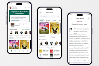 develop novel app ebook app online course app book store app story book app read