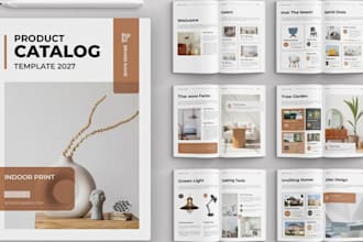 design product catalog catalogue sell sheet lookbook brochure magazine design