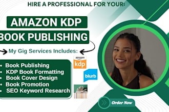 amazon kdp book publishing, kdp book formatting and self publishing