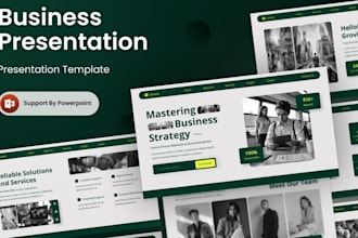 redesign powerpoint presentation revamp update company profile investor pitch