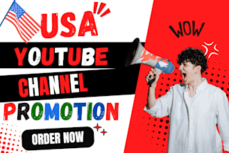 do usa youtube promotion, video promotion to usa audience