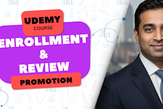 do udemy course promotion to gain students enrollment