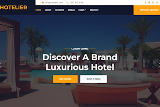 squarespace hotel website resort website booking calendar travel accommodation