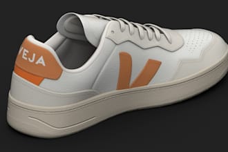 do 3d sneakers 3d shoe modeling and rendering and animation