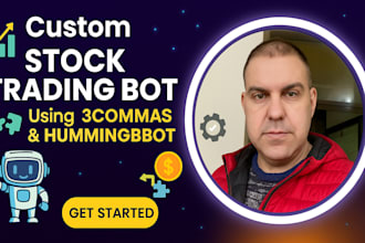 custom stock trading bot with 3commas and hummingbot, API and strategy setup