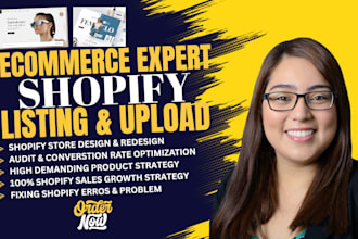 shopify product upload, shopify product listing shopify product lister listings