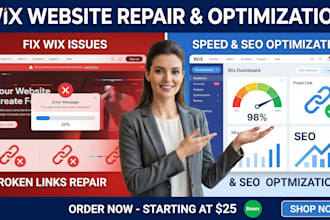 wix broken link fix, button repair, menu click issues, hyperlink troubleshooting