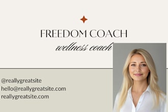 be your freedom and lifestyle coach