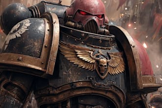 warhammer 40k mini miniature painting figure table top model