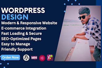 design develop and professional wordpress website