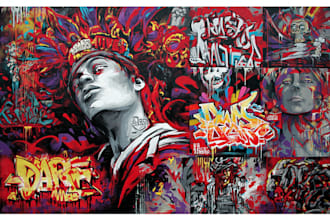 create custom graffiti art designs murals and wall arts