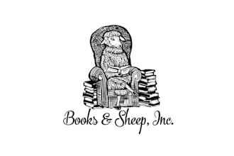 design beautiful books and sheep logo