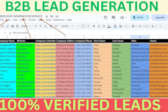 do linkedin lead generation and targeted prospect research