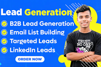 do linkedin lead generation and targeted prospect research