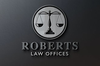 do law firm logo design, lawyer, attorney, legal law office