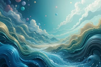 create a custom background design for your illustration