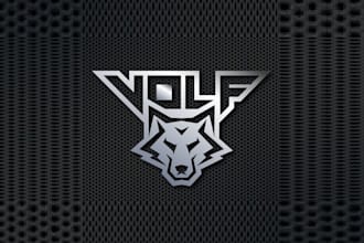 make automotive off road logo for volf motorsports