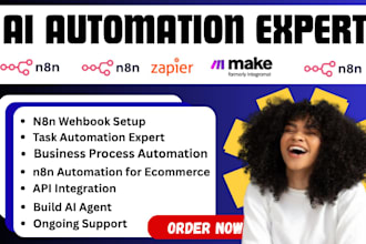 n8n ai agent n8n automation n8n workflow n8n api integration zapier automation
