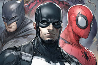 create comic book art