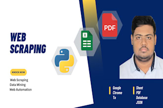 python web scraping, data mining, automation, and data extraction