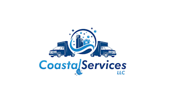 design looking cleaning moving service logo