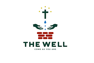 design drink living water well logo