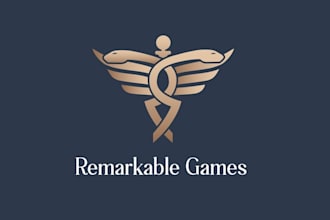 design intellectual games company logo