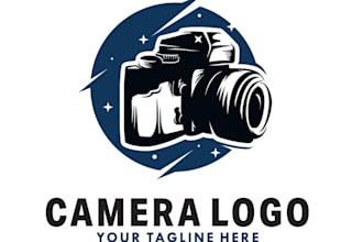 design modern colorful eric cam logo