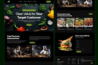 create a restaurant website with online food ordering and delivery system