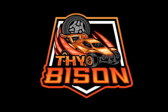 design high resolution thy bison rocket league logo