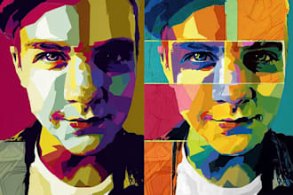 make a beautiful wpap pop art portrait
