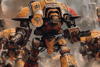 draw your warhammer 40k sigma or did minis