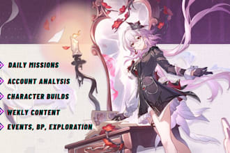 farmar e analisar sua conta no game honkai star rail