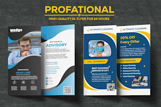 do dl flyer, rack card, and signage design