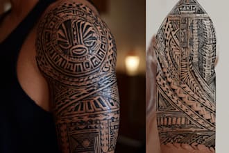 design your polynesian tribal tattoo