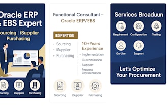 implement, customize and support oracle erp and ebs modules