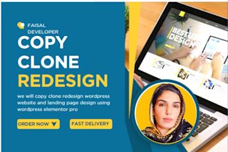 clone redesign wordpress website