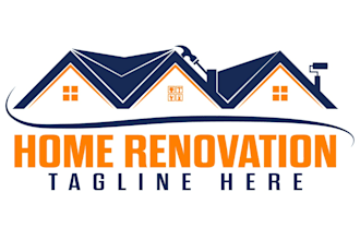 create awesome and beautiful roofing logo design