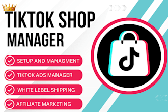 setup tiktokshop , tiktokshop manager , 2 step dropshipping , white lebel